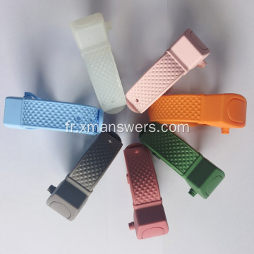 Bracelets portables désinfectants en silicone pour le nettoyage des mains